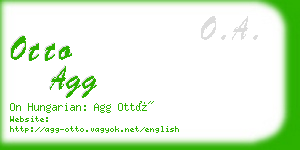 otto agg business card
